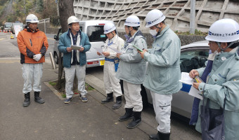 第11回 横須賀市上下水道局発注請負工事現場